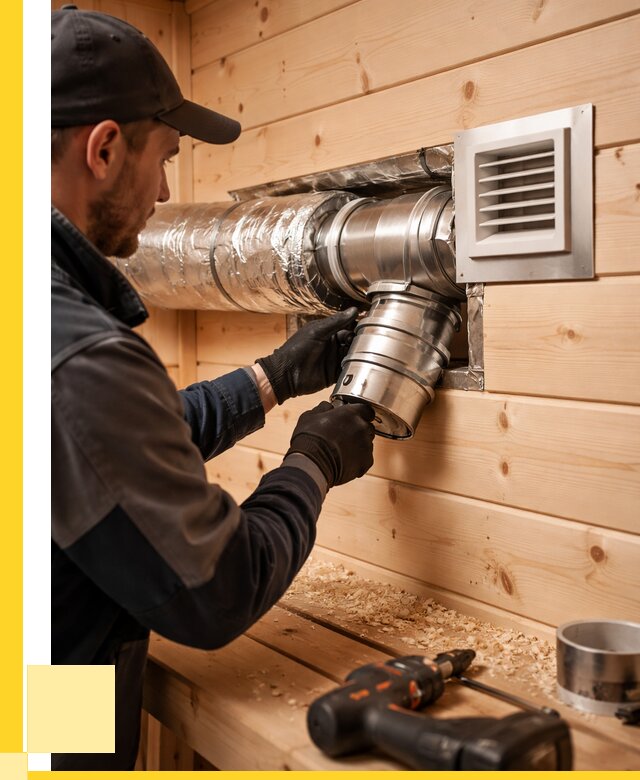 Монтаж вентиляции бани в Брянске от 12901 р. | ЭриданБнк