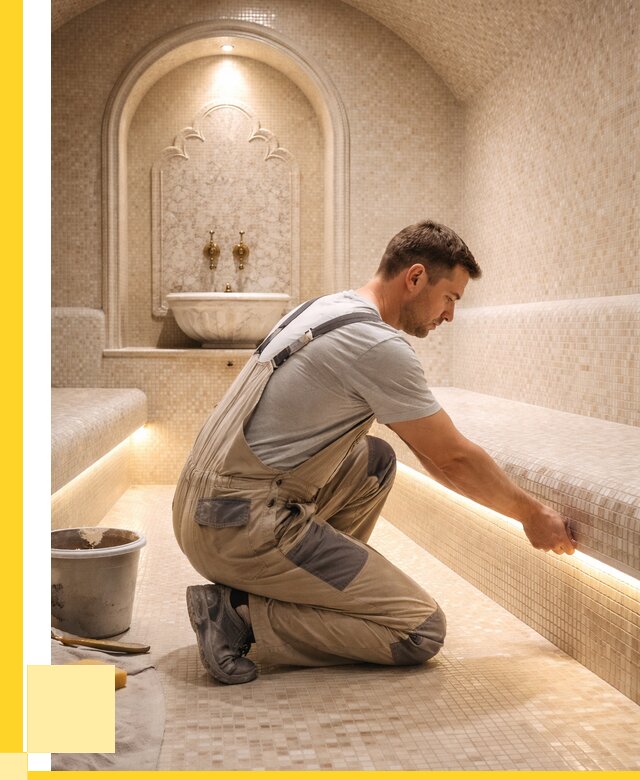 Отделка хамамов под ключ в Брянске от 5913 р. | ЭриданБнк