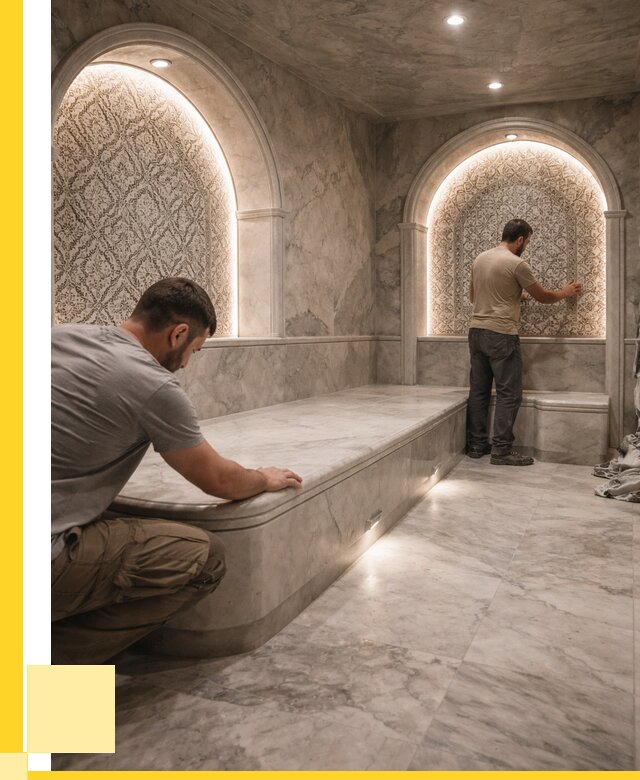 Турецкие бани под ключ в Брянске от 268775 р. | ЭриданБнк