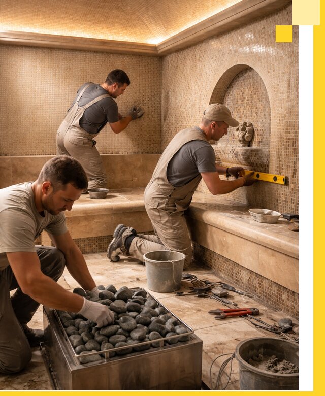 Проектирование и строительство хамама и сауны в Брянске