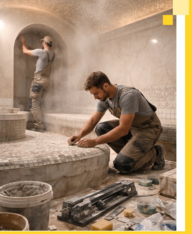 Профессиональный дизайн хамама и SPA под ключ в Брянске