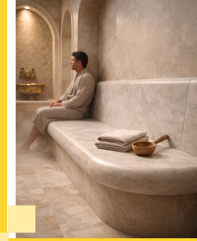 Сиденья для хамама в Брянске под ключ от 12901 р. | ЭриданБнк