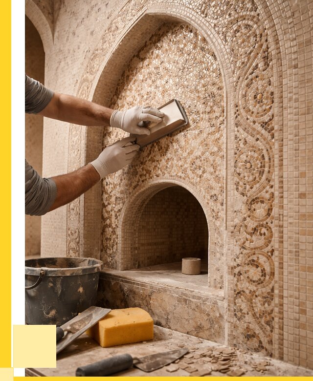 Мозаика для хамама в Брянске под ключ от 5376 р. | ЭриданБнк